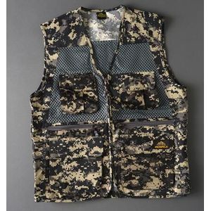 ! Outdoor Vissen Vesten Sneldrogende Ademend Mesh camouflage Jassen