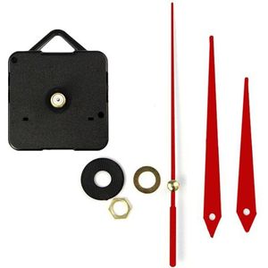 10 sets/partij 8mm Wandklok DIY Reparatie Tool Rode Handen Quartz Uurwerk Mechanisme Onderdelen Kit Vervanging Essentiële Tools