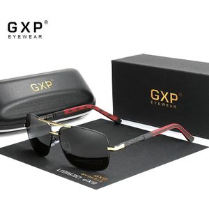 Gxp Pilot Stijl Aluminium Zonnebril Hd Gepolariseerde UV400 Spiegel Mannelijke Zonnebril Vrouwen Voor Mannen Oculos De Sol
