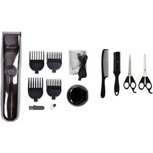 Professionele Tondeuse Oplaadbare Trimmer Lithium Batterij Titanium Legering Blade Cutter Verstelbare Kam Fine-Tuning 110-240V