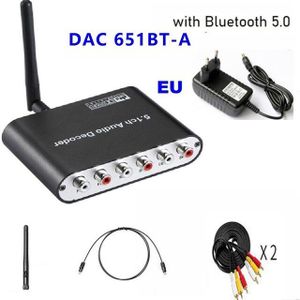 Hdmi-Compatibel Arc 5.1CH Audio Decoder Bluetooth-Compatibel 5.0 Reciever Dac Optische Coaxiale U Spelen Om 5.1ch Dac converter Dac