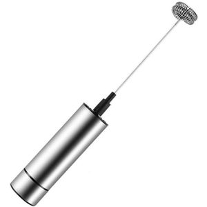 Sanq Melkopschuimer, Handheld Elektrische Draagbare Foamer En Drink Mixer, batterij Aangedreven En Roestvrij Staal Met Hoge Koppel Mot
