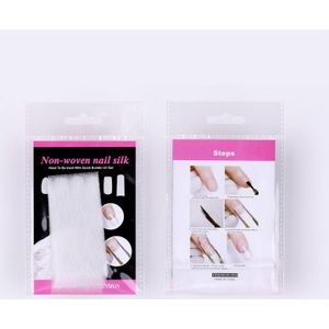 10 stks/pak Strip/Papier Nail Vormen Zijden Glasvezel voor Nagel Uitbreiding Fibernails Acryl Tips voor Nagels Building Extension Tool