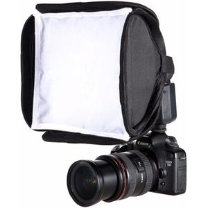 23X23Cm Draagbare Flash Light Softbox Speedlight Diffuser Voor Canon 600EX 580Exii 580EX Voor Nikon SB910 SB900 soft Box Cover