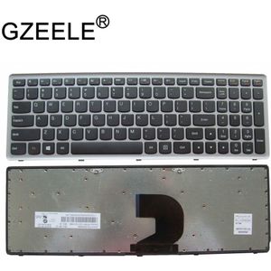 Gzeele Us Keyboard Voor Lenovo Ideapad Z500 Z500A Z500G P500 P500A Laptop Us Engels Laptop Toetsenbord Zilver Zonder Backlit
