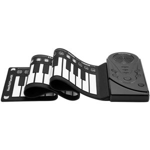 Draagbare Flexibele Digitale Keyboard Piano 49 Key Flexibele Siliconen Roll Up Piano Opvouwbare Elektronische Toetsenbord Voor Kinderen Student