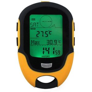 Lcd Hoogtemeter Digitale Kompas Barometer Waterdichte Multifunctionele Draagbare Outdoor Camping Wandelen Klimmen Hoogtemeter Hygrometer