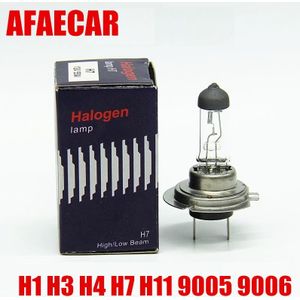 AFAECAR 10 Pcs H7 H11 H4 9005 9006 h3 Super Bright White Mist Halogeenlamp Auto Koplamp H7 12 V 55 W Halogeen Lamp Gloeilamp 4300 k