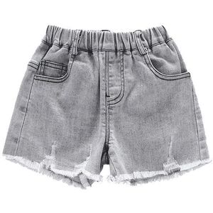 Peuter Jongens Shorts Casual Elastische Taille Shorts Voor Jongen 2 3 4 5 6 Jaar Baby Boy jeans Zomer Kinderen Denim Broek