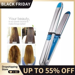 450F Pro Haar Stijltang Rvs 1/4 ''Titanium Stijltang Professionele Stijltang Snelle Elektrische Salon
