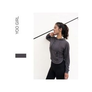 Vrouwen Sport Sweatshirt Lange Mouw Hoodie Jas Fitness Yoga Top Workout Gym Activewear Jacket Running Training Kleding