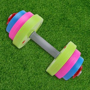Fun Verstelbare Kleurrijke Halter Set Gewichtheffen Halters Workout Set Voor Kinderen Gym Oefening-Vullen Met Strand Zand Of water