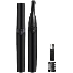 Elektrische Wenkbrauw Trimmer Machine Scheermes Brow Vormgeven Draagbare Scheren Met Duals Cutter Hoofd Wasbare Trimmer Scheermes Gereedschap