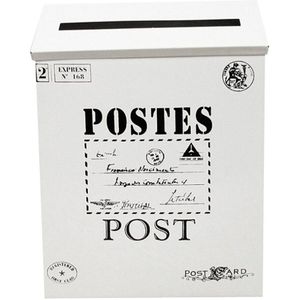 Vintage Gegalvaniseerd Mailbox Brievenbus Brievenbus Krant Houder Doos Roze Buiten Brief Post Mail Box Tijdschriften Krant Doos