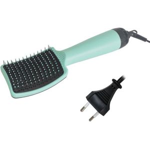 Multifunctionele Hete Lucht Föhn Borstel Een Stap Elektrische Stijltang Vibratie Massage Kam Glad Kroezen Styler