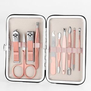 18/16/12/10/7Pc Rvs Nagelknipper Set Draagbare Reizen Hygiëne Nail Cutter polish Hand Facial Voetverzorging Manicure Tool