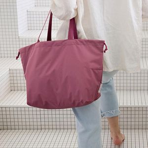 Koreaanse Waterdichte Reistas Draagbare Nylon Kleding Opbergtas Schoudertas Wassen Tas Voor Vrouwen Grote Capaciteit Clutch Bag
