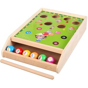 1 Set Tafel Spel Speelgoed Mini Biljart Speelgoed Houten Interactief Speelgoed Educatief Spel Levert Voor Thuis Kwekerij