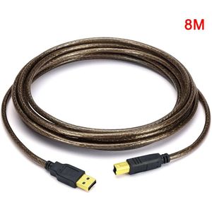 Extension Printer Kabel Usb 2.0 A Male Naar B Male Computer Wire Cable Cord Converter Connector Lijn Voor pc Laptop SMR88