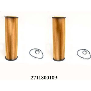 2 Stks/set Motorolie Filter Kit Voor Mercedes Benz C160 C180 C200 C230 CLK200 #2711800109