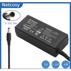 19V 3.16A 60W 5.5X3.0mm Laptop Ac Adapter Oplader Voor Samsung RV515 RV511 R530 R580 R480 R440 Q430 NP3004E NP300E5A NP305E5A