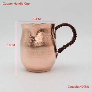 Zuiver Koper Handgemaakte Koffie Thee Cup Turkse Griekse Arabische Koffie Pot Voor Barista