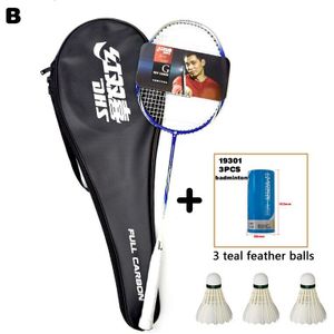 Dhs Full Carbon Een Badminton Racket Om De Bal Offensief Soort Badminton Racket Duurzaam Badminton Racket