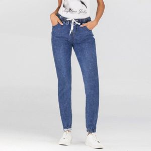 Vrouwen Mode Jeans Lace-Up Close-Up Lantaarn Broek Broek Pak
