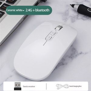 Verstelbare Dpi Ultra Slim Mouse Wirelesss Stille Mini Ergonomische Mause Oplaadbare 2.4Ghz Draadloze Muis Voor Ipad Pro 11 Voor mac