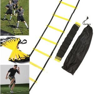 7-meter Duurzaam Agility Ladder Speed Voetbal Fitness Voeten Training Geel Training Trappen Fitnessapparatuur T #