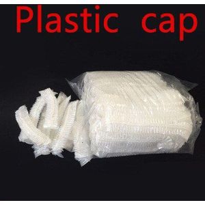 100 Stuks Wegwerp Plastic Badmuts Waterdicht Voor Vrouwen Hoed Spa Kapsalon Hotel One-Off Baden Elastic Badkamer accessoires