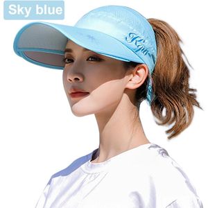 Praktische Canvas 7 Kleuren Ventilatie Outdoor Hoed Reizen Cap Intrekbare Zonneklep Zonnebrandcrème Kleding Strand Zonnebrandcrème Cap