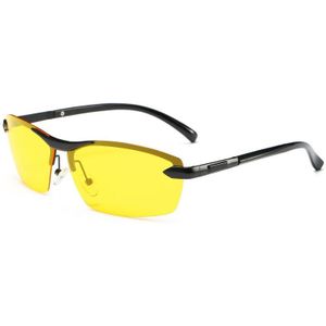 Night Vision Bril Mannen Auto Rijden Zonnebril Dames UV400 Geel Lens Anti-Glare Oculos De Sol Mannen/vrouwen Bril
