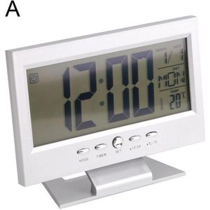 Intelligent Digital Clock Weather Station Display Alarm Function Wireless Meter Thermometer Temperature Clock Humidity Cale D1g0