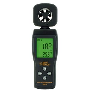 Smart Senor Digitale Anemometer Thermometer Hoge Nauwkeurigheid Wind Air Gauge Meter Windmeter Draagbare Temperatuur Tester