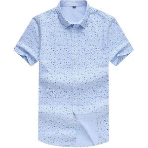 Plus Size 10XL 9X Big Size 8XL 7XL 6XL Mode Heren Korte Mouw Hawaiian Shirt Zomer Casual Bloemen Shirts voor Mannen