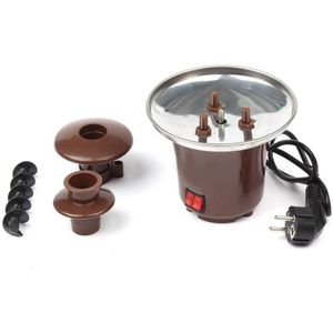 Mini Chocolade Fondue, Elektrische Rvs Fondue Pot Chocolade Smelten Machine Dompelen Dessert Fruit Boter Che Eu Plug