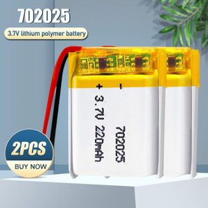 702025 072025 3.7V 220Mah Oplaadbare Li-Polymeer Batterij Voor MP3 MP4 Led Light Dvd Speelgoed Massager Bluetooth headset Speaker Muis