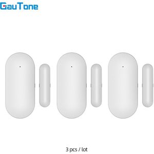 Gautone 433Mhz Raam Deur Sensor Open/Gesloten Alert Detectoren Home Security Deur Alarmsysteem