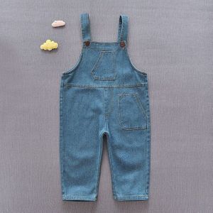 Meisjes Denim Broek Baby Overalls Kinderen Broek Jongen Jeans Meisjes Kids Jumpsuit Meisjes Overall Jeans Bib Broek voor meisjes 2-6Y