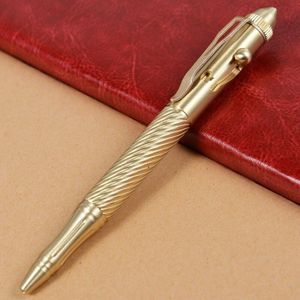 Metalen P92 Balpen Vintage Verergerd Messing Pen Bout Koperen Pen