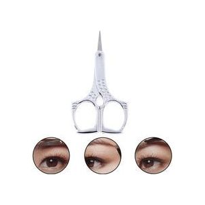 1 Pcs Wenkbrauw Trimmer Wenkbrauw Wimpers Neus Haar Schaar Wenkbrauw Schaar Roestvrij Staal Manicure Schaar Cutter Nail Make-Up