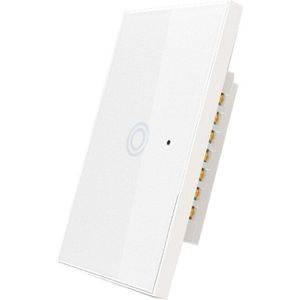 Smart Wifi Muur Lichtschakelaar 1Gang Druk Schakelaar Afstandsbediening Smart Leven Tuya App Werken Met Alexa Google Thuis us Plug