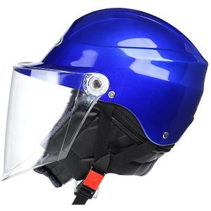 Warm Motorhelmen Fietsen Elektrische Fiets Helm Motocross Hele Helm Lens Vizieren Mannen Vrouwen Scooter Motorhelm
