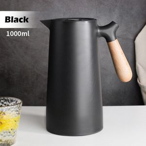 1L Geïsoleerde Waterkoker Huishoudelijke Geïsoleerde Waterkoker Glas Liner Warmwaterkruik Double-Layer Geïsoleerde Koffie Pot 24H Isolatie