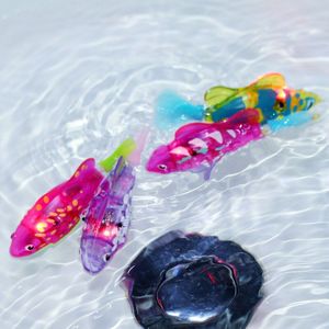 Elektronische Huisdier Vis Een Verbazingwekkende Elektrische Zwemmen Vis Dat Gloeit Baden Water Speelgoed Creatieve en Fun Speelgoed Beste Cadeau voor Kid Baby