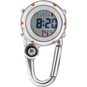 Multifunctionele Sport Digitale Horloges Mini Clip Op Karabijnhaak Horloge Clip Haak Draagbare Zakhorloge Creatieve Cadeaus Voor Activiteiten