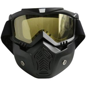 1Pc Motorfiets Gezichtsmasker Motor Bril Off-Road Apparatuur Helm Goggles Voor Tieners Mannen