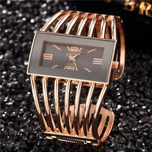 Vrouwen Horloge Luxe Rose Gold Bangle Armband Relojes Womens Dress Horloges Klok Rechthoek Dial Vrouwelijke Meisjes Horloge