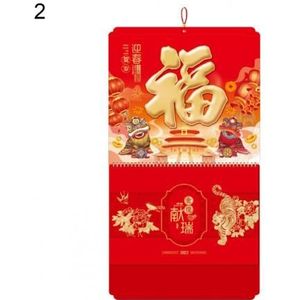 Aantrekkelijke Kalender Lichtgewicht Brede Toepassing Papier 2022 Stamping Planning Kalender Decor